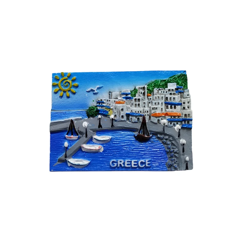 Φωτογραφία προϊόντος: Tradesor Tουριστικό μαγνητάκι Souvenir - Σετ 12pcs - Resin Magnet - Greece - 678275