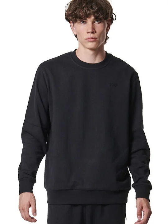 Φωτογραφία προϊόντος: Body Action Crewneck Ανδρική Μπλούζα Με Λαιμόκοψη Fleece 063420-BLACK ΜΑΥΡΟ