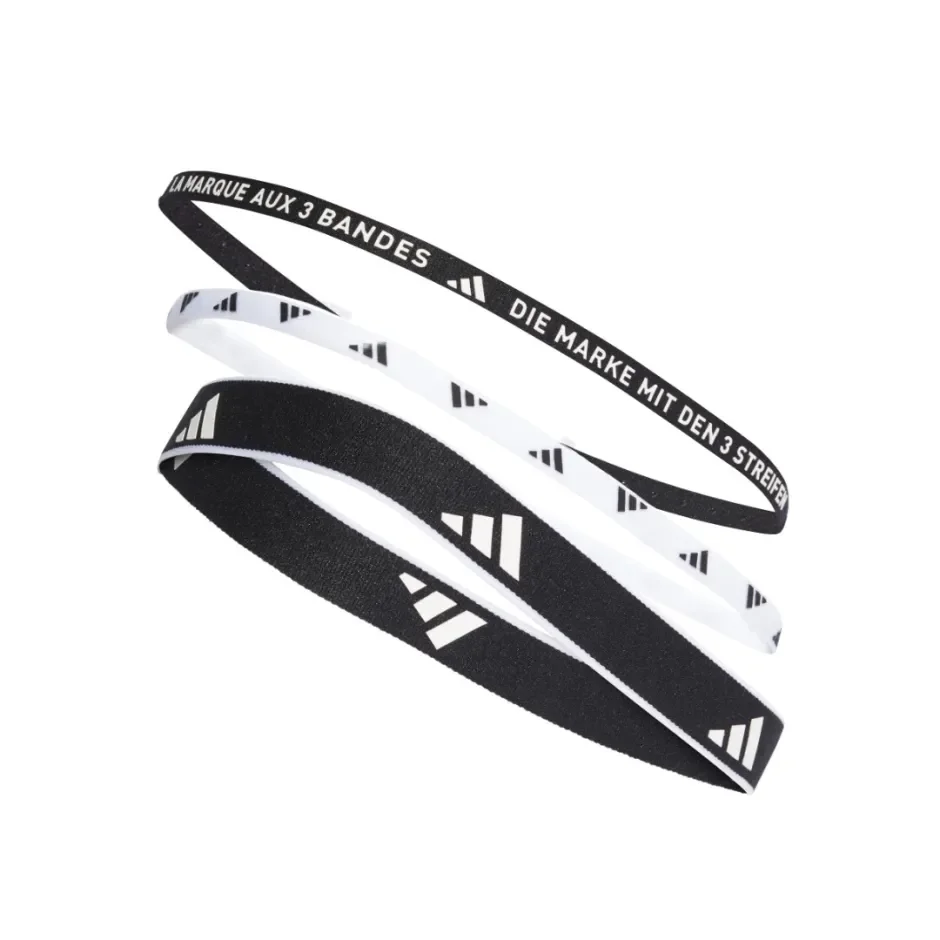 Φωτογραφία προϊόντος: Adidas Multiple Width Training Headbands 3 Per Pack IA3031 ΜΑΥΡΟ