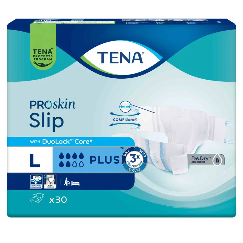 Φωτογραφία προϊόντος: Πάνες ακράτειας Tena Slip Large Plus 30 τεμαχίων