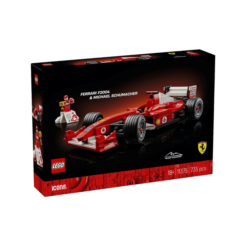 Φωτογραφία προϊόντος: Lego Icons Ferrari F2004 +amp; Michael Schumacher 11375