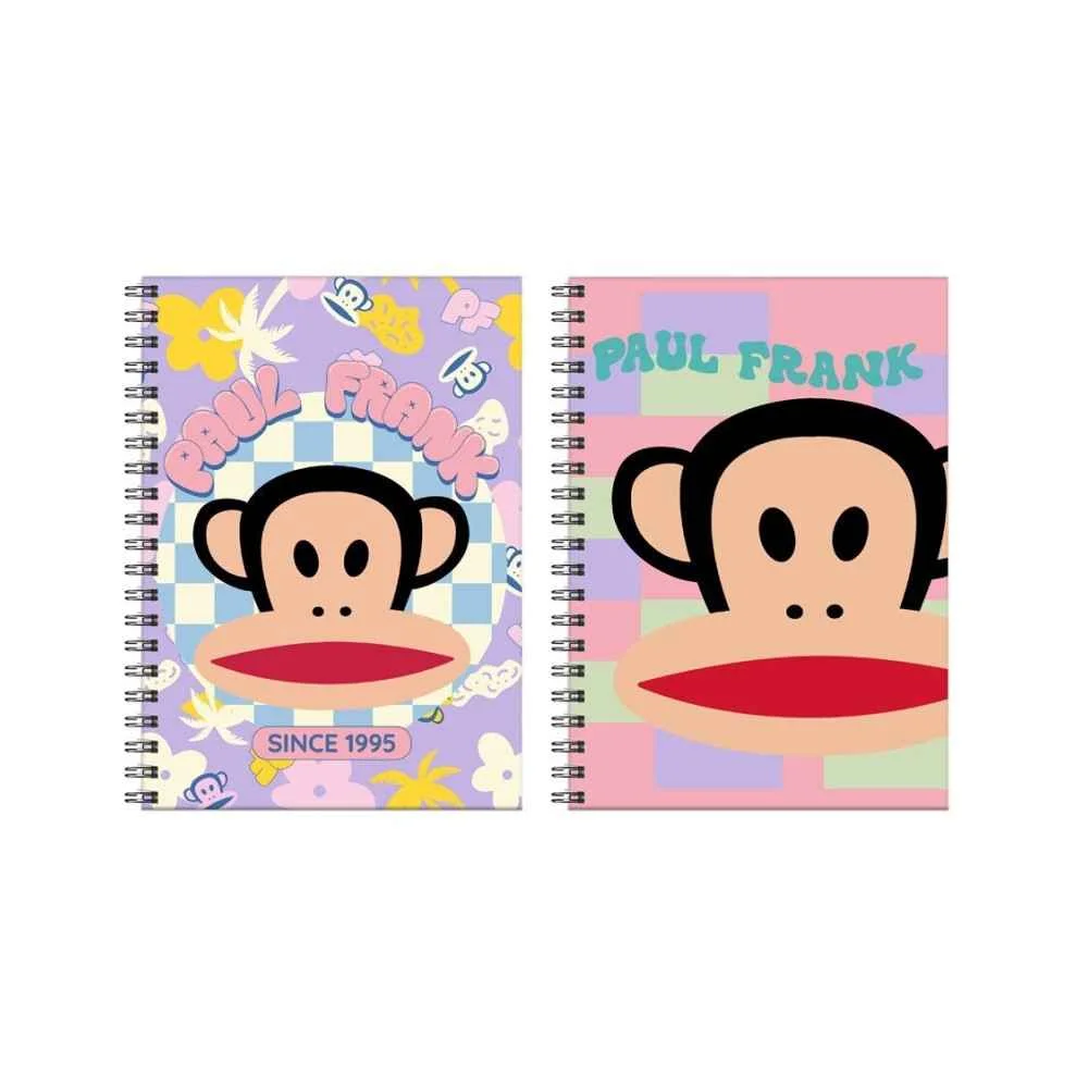 Φωτογραφία προϊόντος: Back Me Up Τετράδιο Σπιραλ Bmu Paul Frank Α4 2θεμ 70φ 1995-logo Girl 346-86440