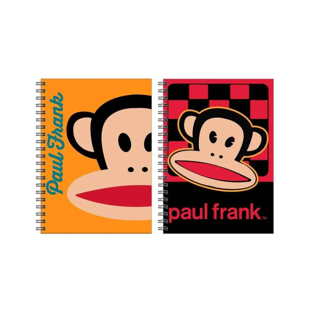 Φωτογραφία προϊόντος: Back Me Up Τετράδιο Σπιράλ Bmu Paul Frank Β5 17x25 2θεμ 70φ Logo Boys-party Fever 346-87402