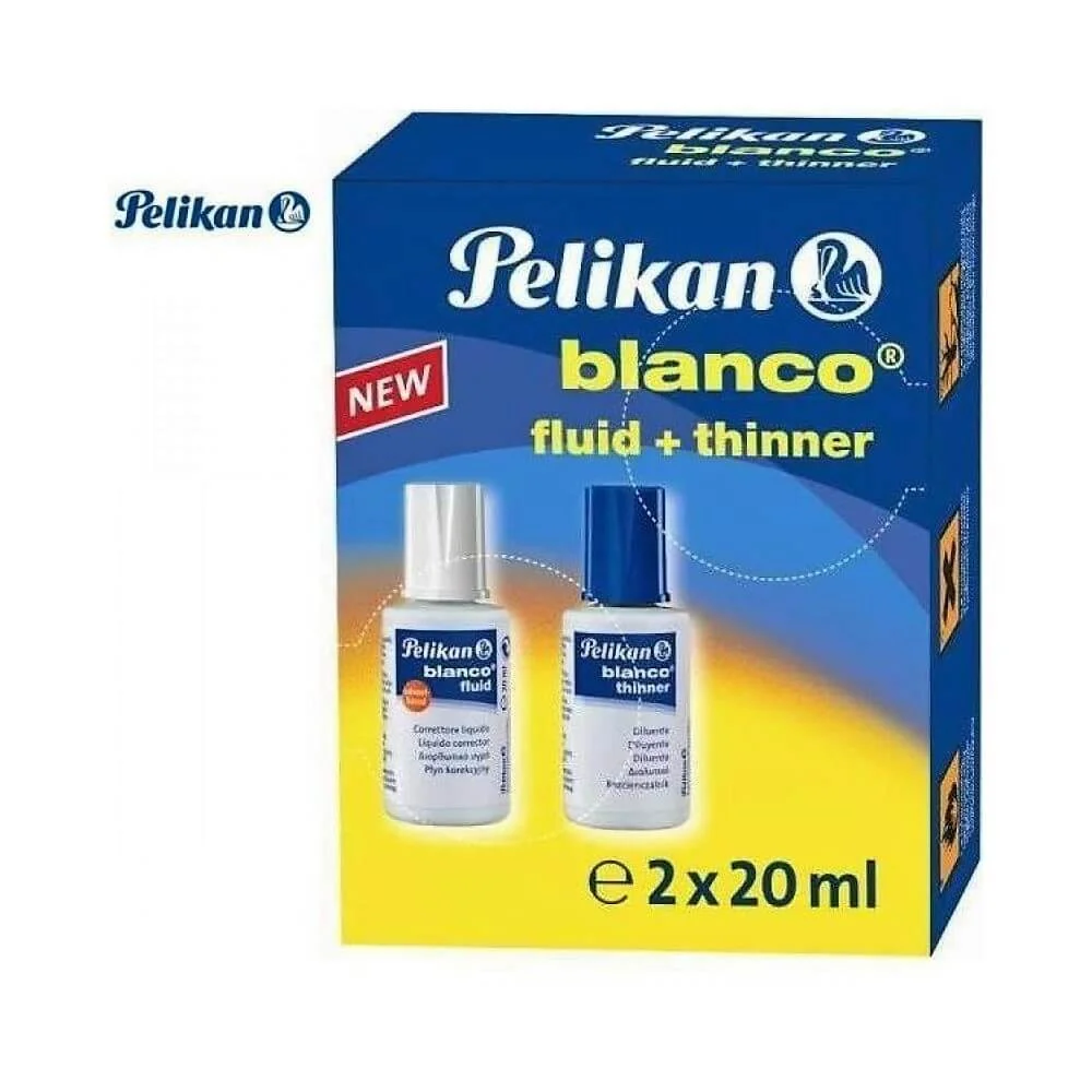 Φωτογραφία προϊόντος: PELIKAN BLANCO ΔΙΟΡΘΩΤΙΚΟ ΥΓΡΟ 20ml ΔΙΠΛΟ 214.335778