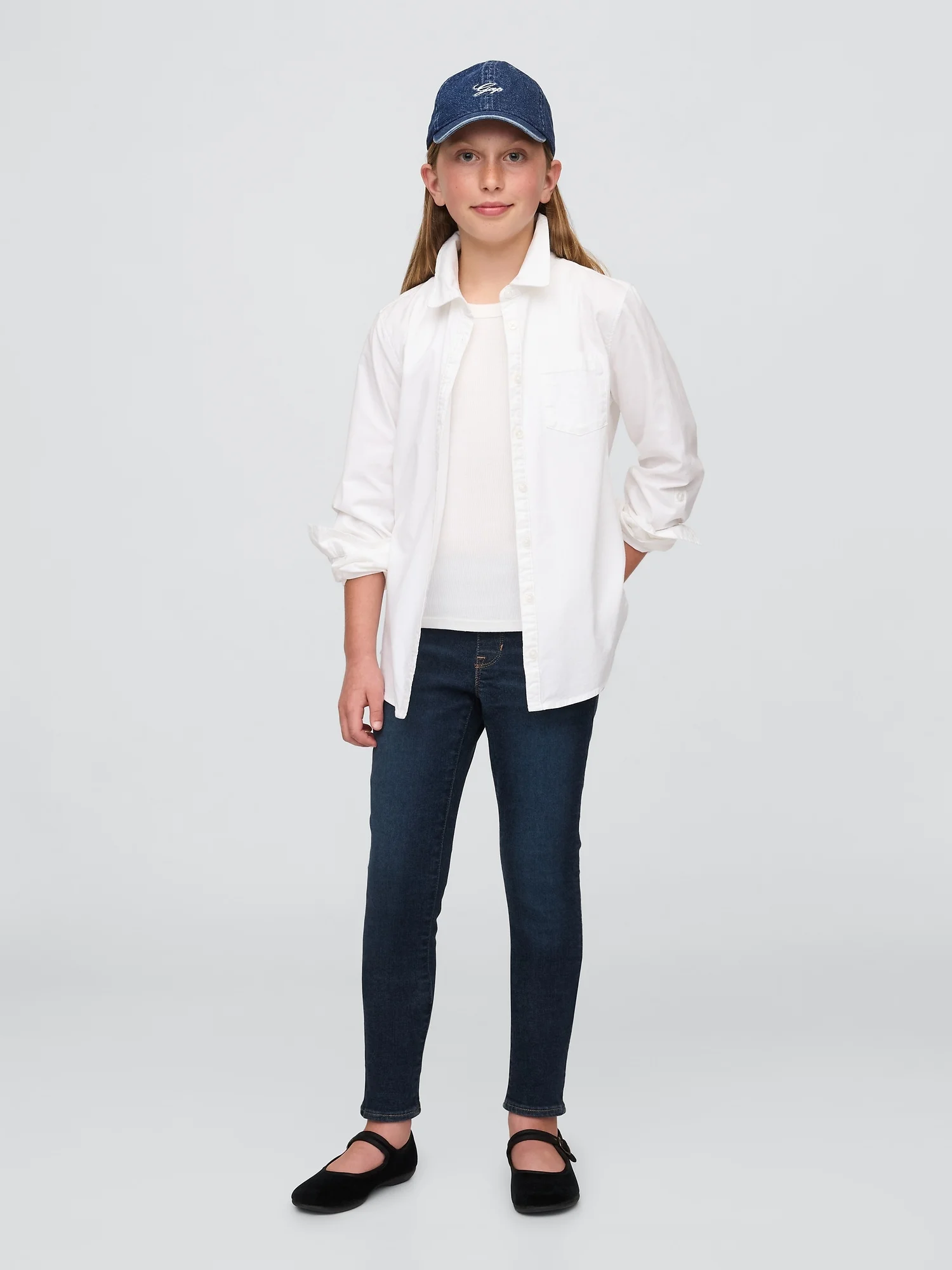Φωτογραφία προϊόντος: GAP Μπλε Παιδικό Pull-On Jeggings Παντελόνι με Τεχνολογία Max Stretch Dark wash