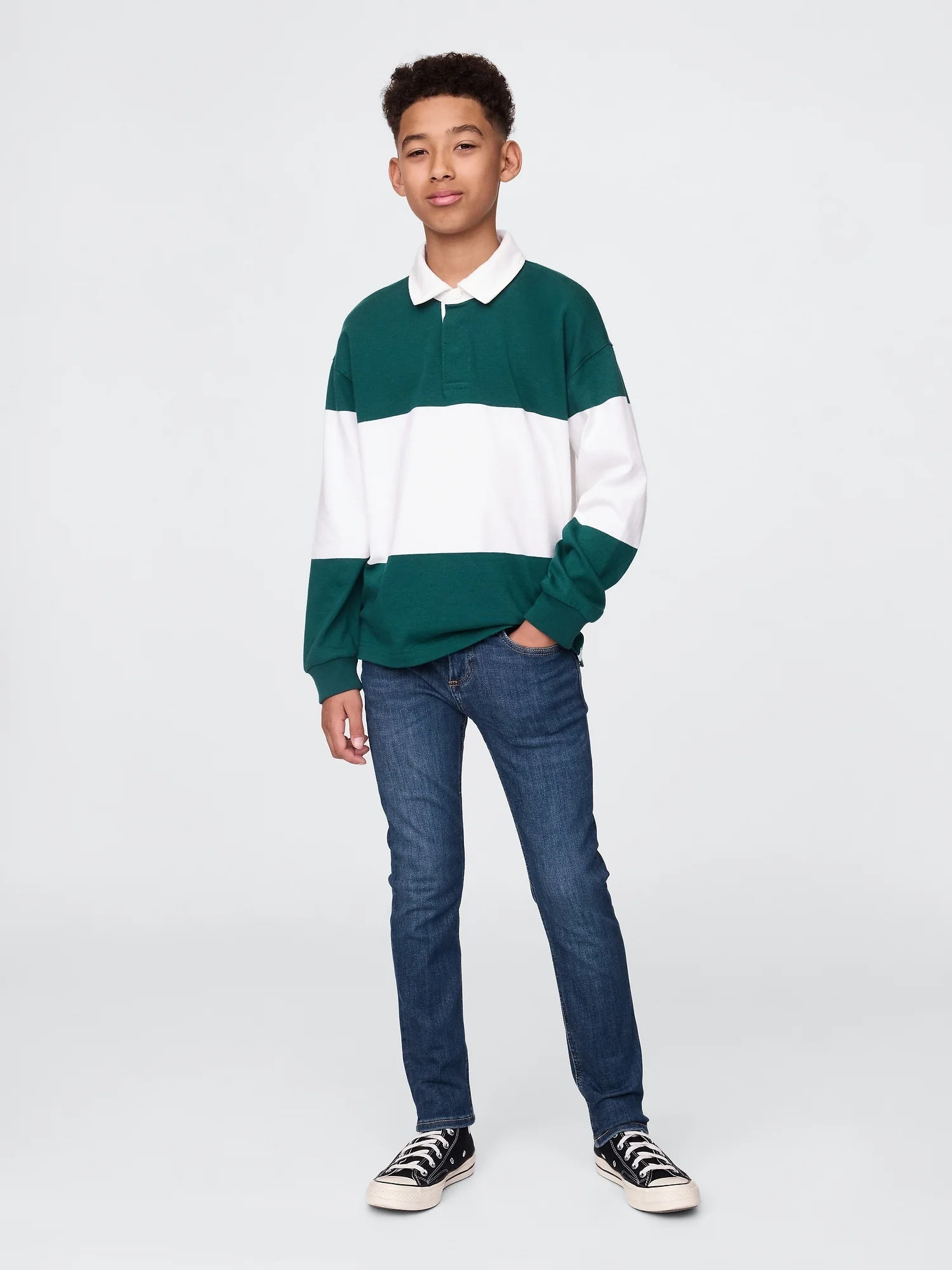 Φωτογραφία προϊόντος: GAP Μπλε Παιδικό Skinny Jean Παντελόνι με Washwell™ Dark wash