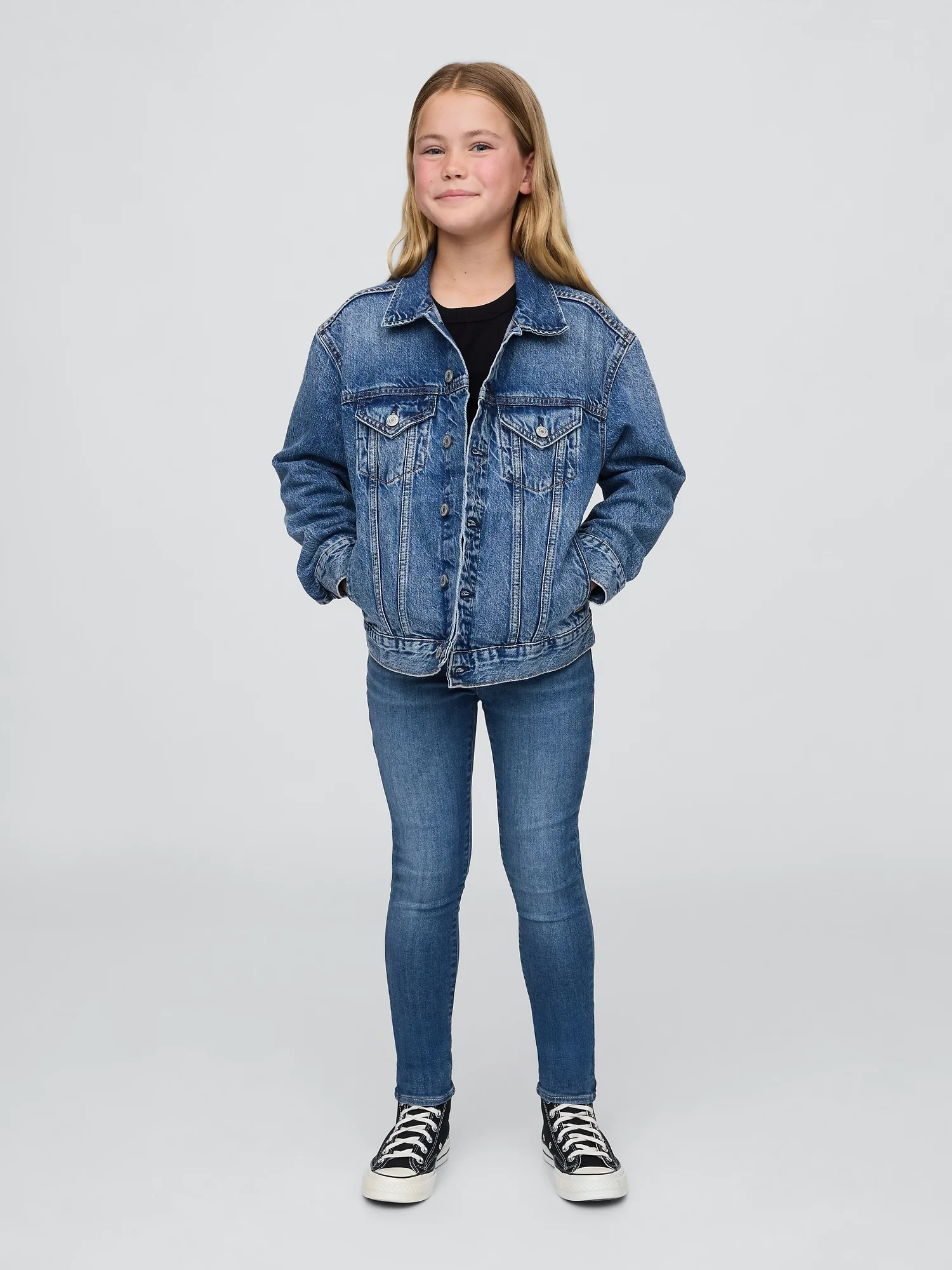 Φωτογραφία προϊόντος: GAP Μπλε Παιδικό Pull-On Jeggings Παντελόνι με Τεχνολογία Max Stretch New medium wash