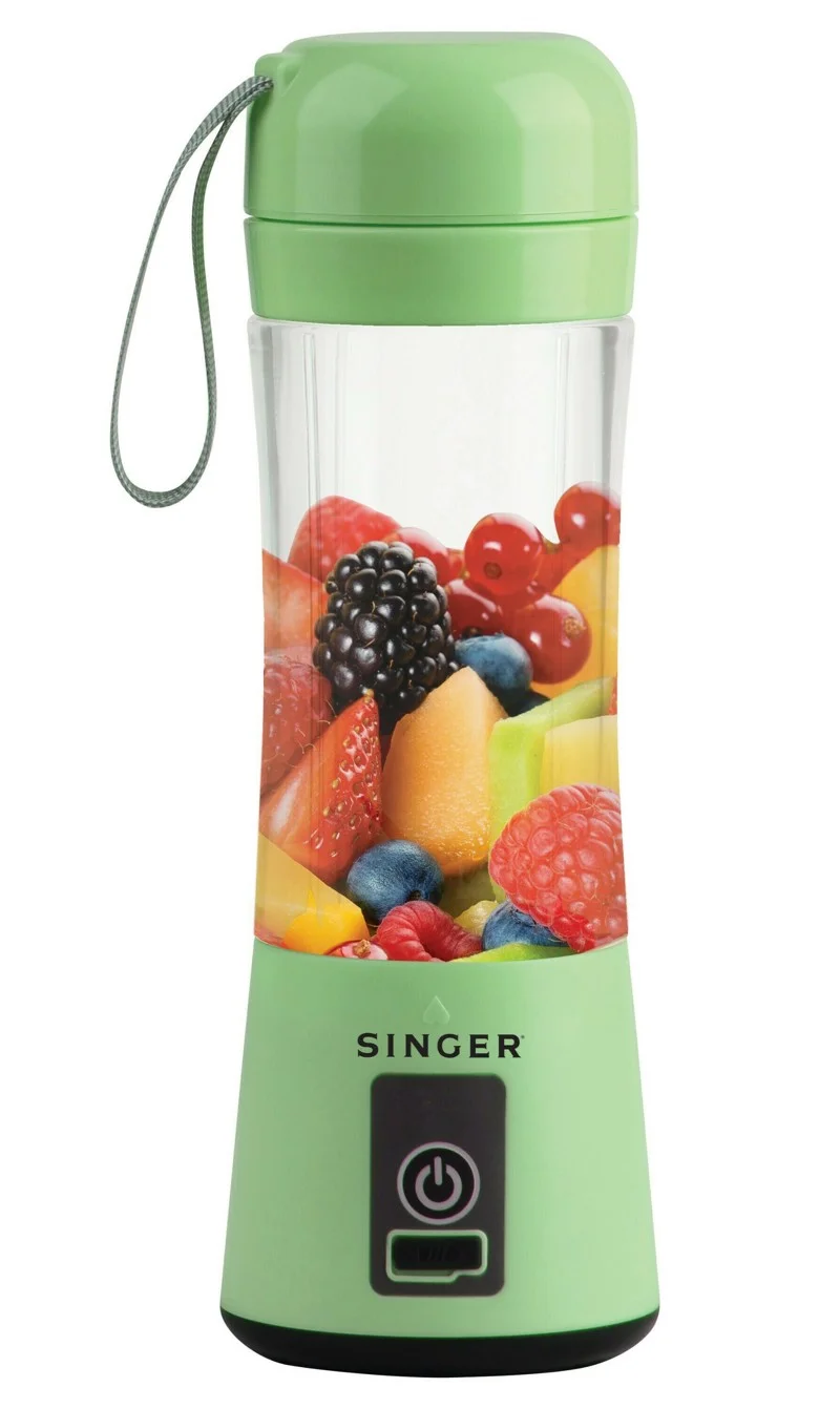 Φωτογραφία προϊόντος: Singer PB 138GR (Επαναφορτιζόμενο Φορητό Μπλέντερ 100W)