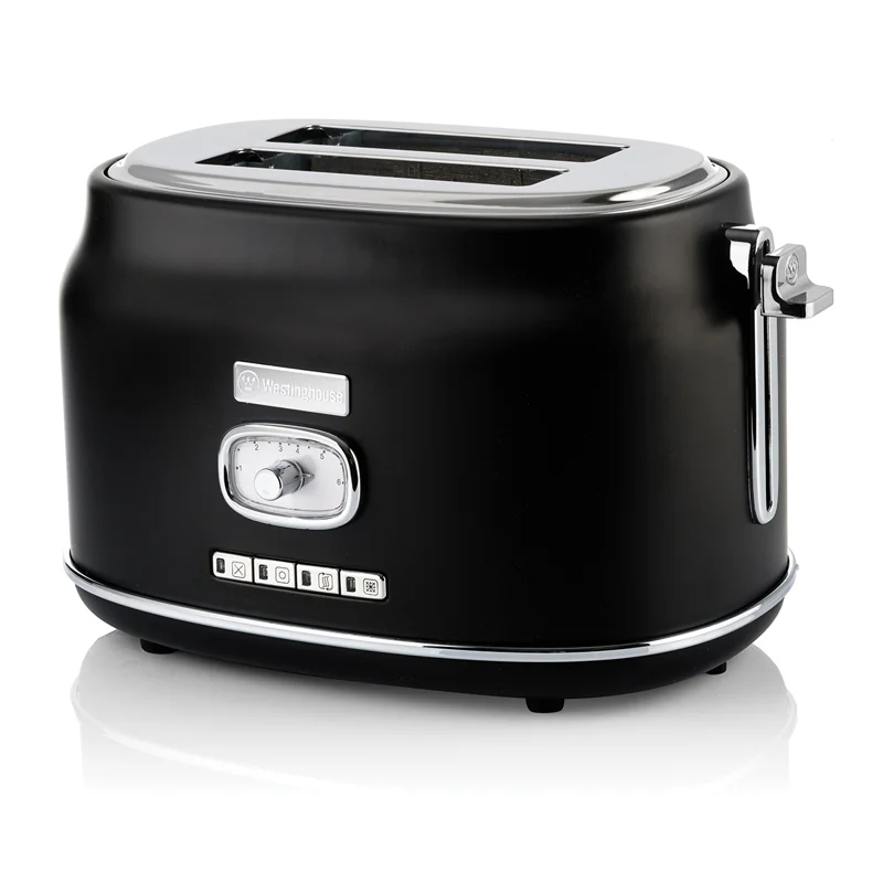 Φωτογραφία προϊόντος: Westinghouse WKTTB857BK (Φρυγανιέρα Retro 2 Θέσεων 815 Watt) - ΣΕ 12 ΑΤΟΚΕΣ ΔΟΣΕΙΣ