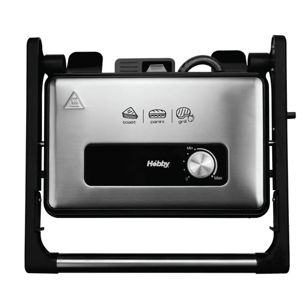 Φωτογραφία προϊόντος: Hobby HPG-40452 Τοστιέρα Γκριλιέρα 1500W Inox