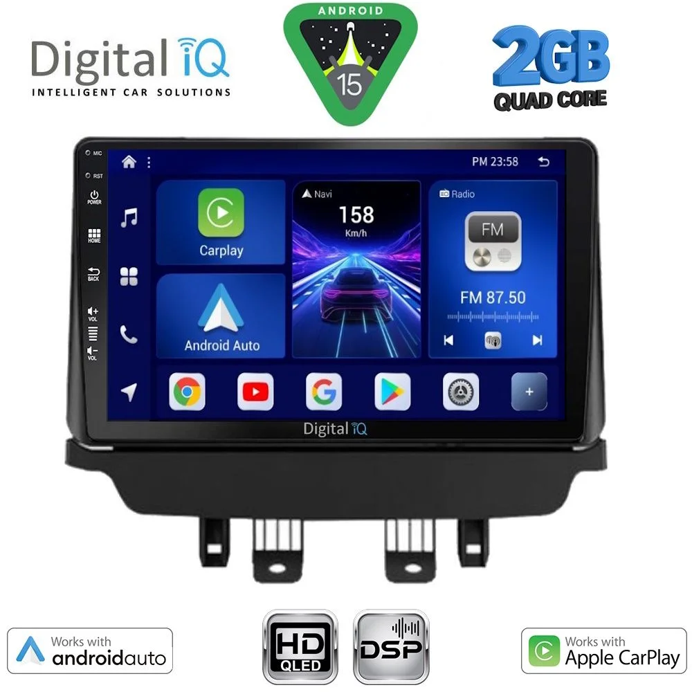 Φωτογραφία προϊόντος: DIGITAL IQ BXC 3362_CPAA (9inc) MULTIMEDIA TABLET for MAZDA 2 mod. 2014-2023