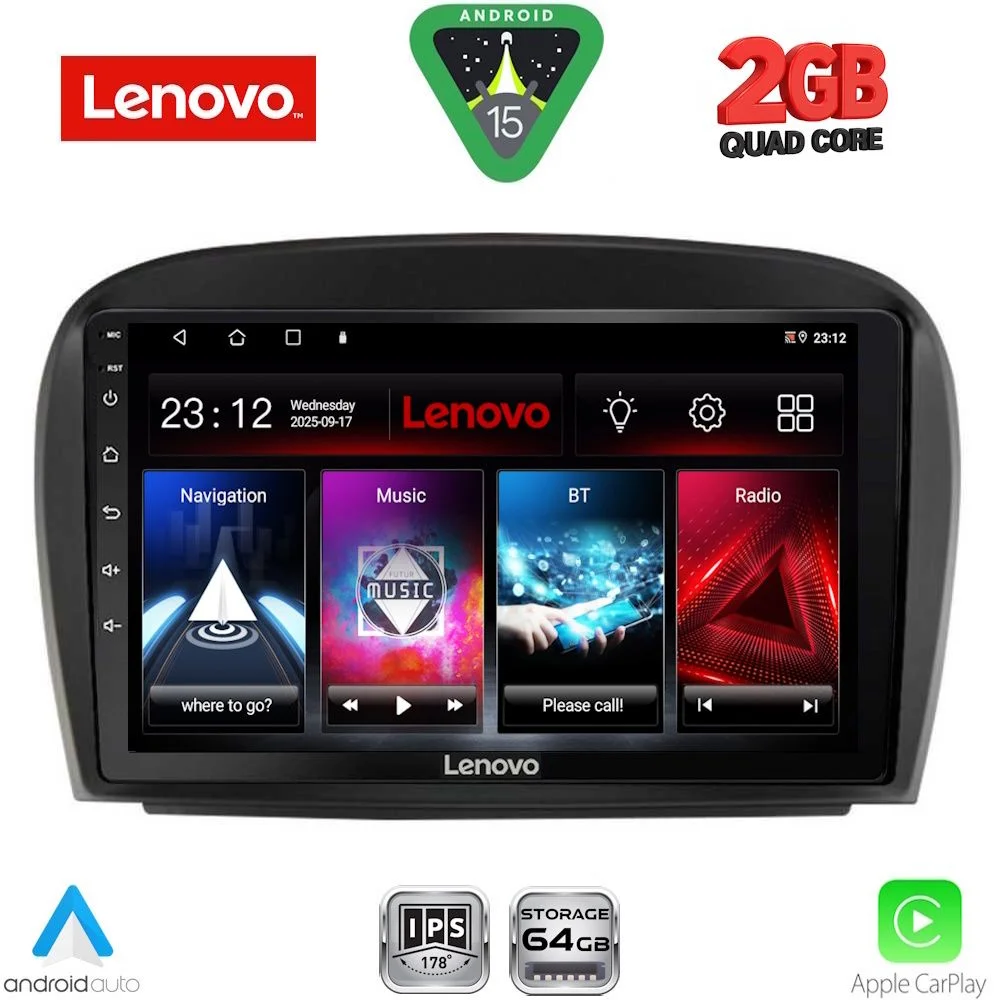 Φωτογραφία προϊόντος: LENOVO LVD 2427_CPA (9inc) MULTIMEDIA TABLET for MERCEDES SL (R230) FACELIFT mod. 2006-2012