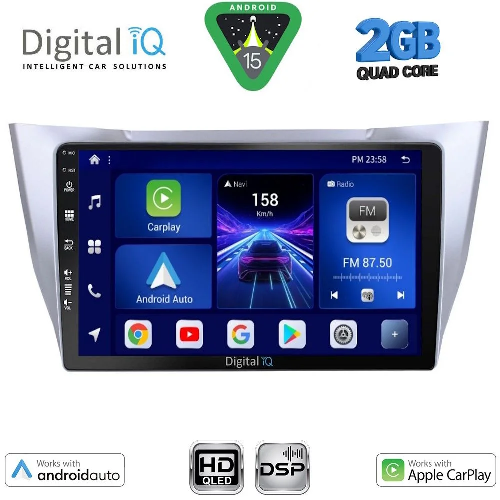 Φωτογραφία προϊόντος: DIGITAL IQ BXC 3345SL_CPAA (10inc) MULTIMEDIA TABLET for LEXUS RX 300 – 400 mod. 2003-2008