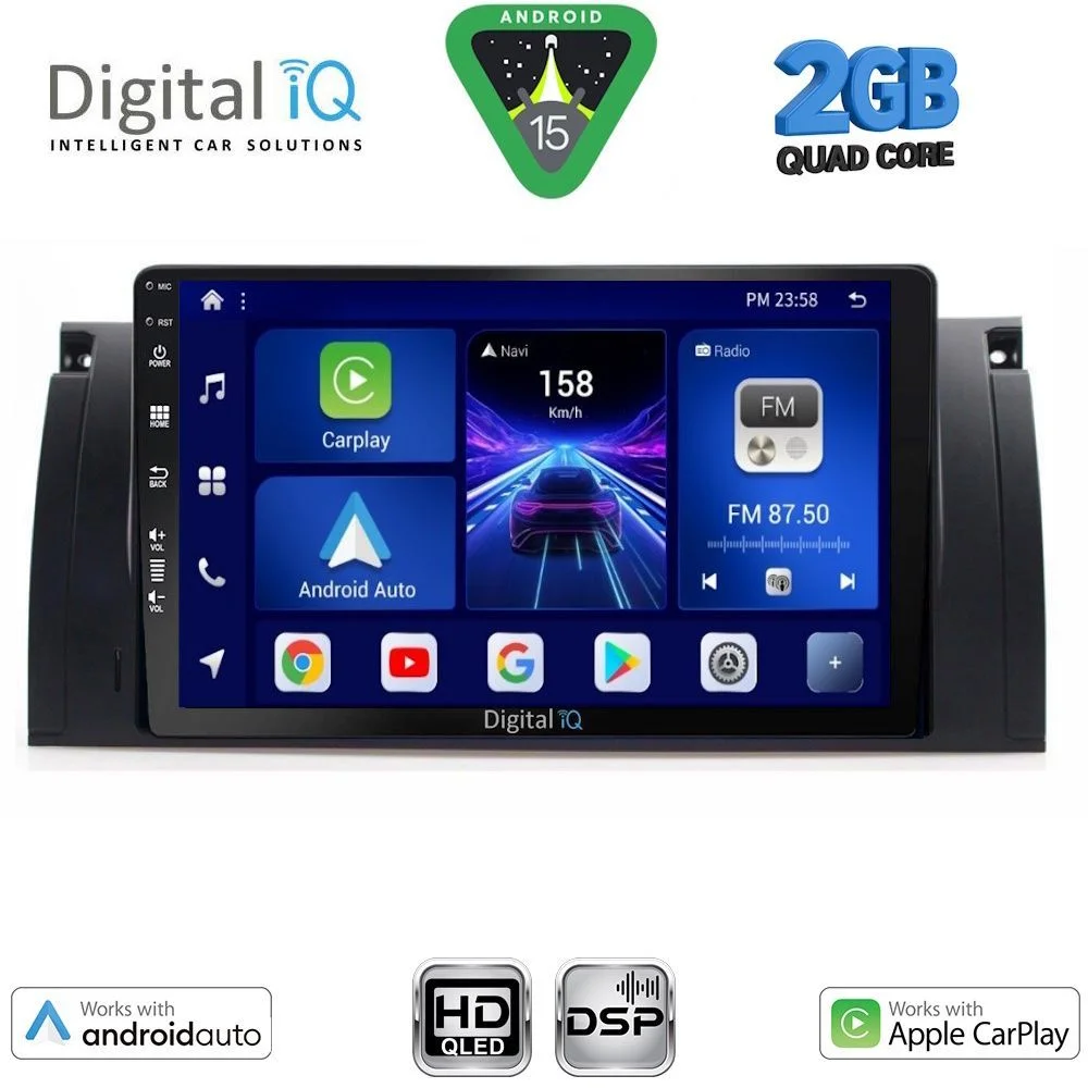 Φωτογραφία προϊόντος: DIGITAL IQ BXC 3045_CPAA (9inc) MULTIMEDIA TABLET for BMW Series 5 (E39) mod. 1997-2005 | X5 (E53) mod. 1999-2006