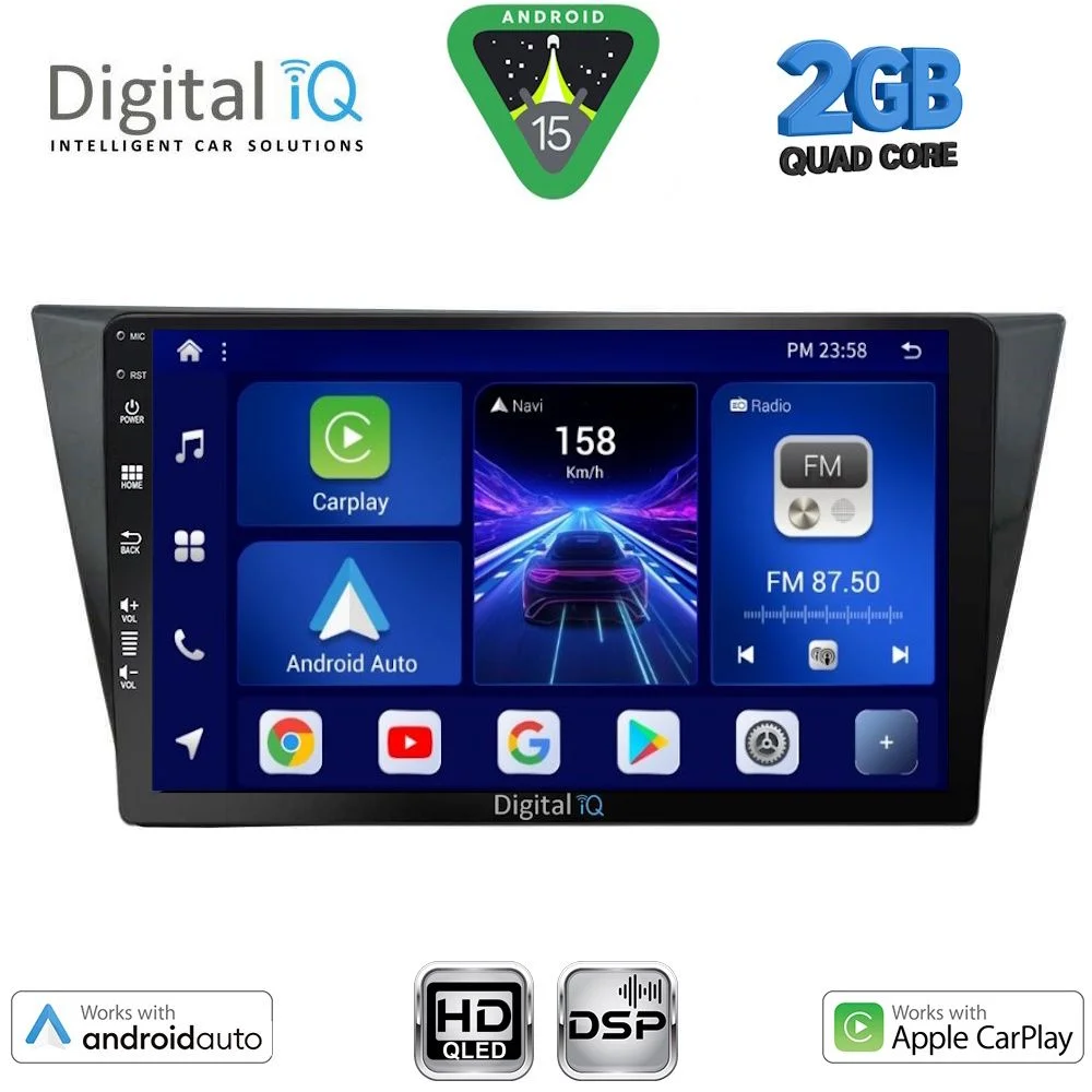 Φωτογραφία προϊόντος: DIGITAL IQ BXC 3761_CPAA (10inc) MULTIMEDIA TABLET for VW TIGUAN mod. 2016-2024
