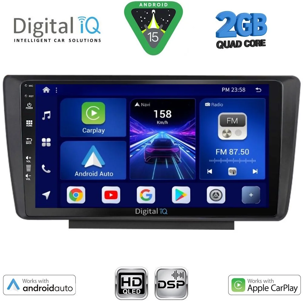 Φωτογραφία προϊόντος: DIGITAL IQ BXC 3594_CPAA (9inc) MULTIMEDIA TABLET for SKODA OCTAVIA 5 mod. 2005-2012