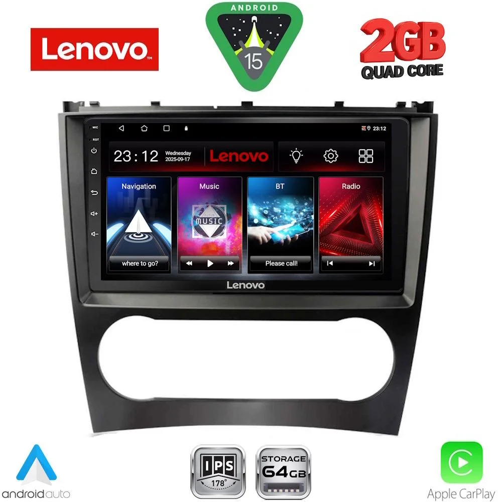 Φωτογραφία προϊόντος: LENOVO LVD 2404_CPA (9inc) MULTIMEDIA TABLET for MERCEDES C – CLK (W203-209) mod. 2004-2008