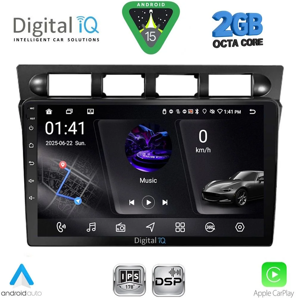 Φωτογραφία προϊόντος: DIGITAL IQ RSF 4306_CPA (9inc) MULTIMEDIA TABLET for KIA PICANTO mod. 2004-2008