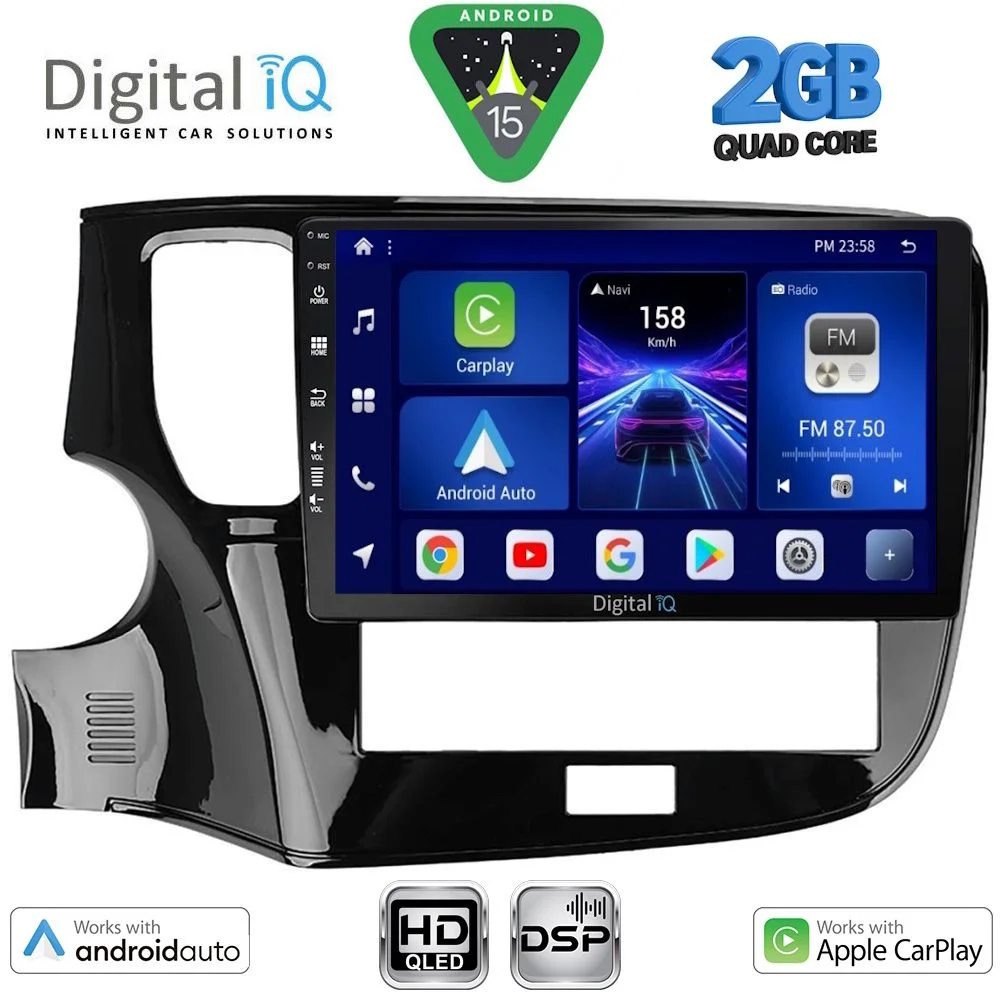 Φωτογραφία προϊόντος: DIGITAL IQ BXC 3440_CPAA (10inc) MULTIMEDIA TABLET for MITSUBISHI OUTLANDER mod. 2020-2022