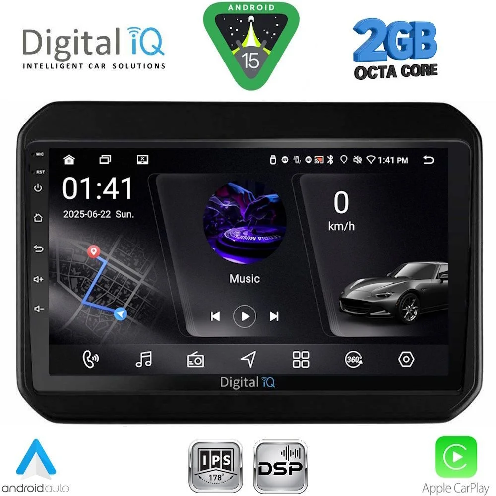 Φωτογραφία προϊόντος: DIGITAL IQ RSF 4676_CPA (9inc) MULTIMEDIA TABLET for SUZUKI IGNIS mod. 2016-2026