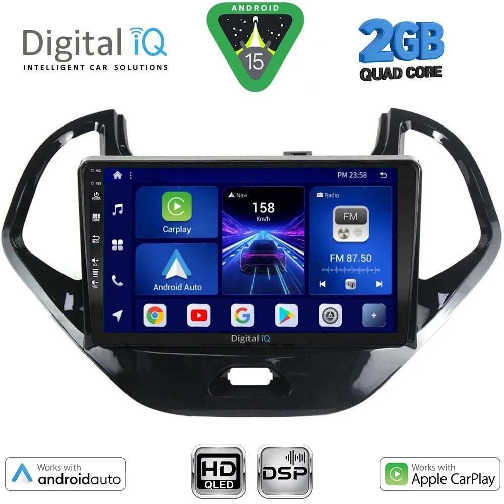 Φωτογραφία προϊόντος: DIGITAL IQ BXC 3167SH_CPAA (9inc) MULTIMEDIA TABLET for FORD KA mod. 2017-2024