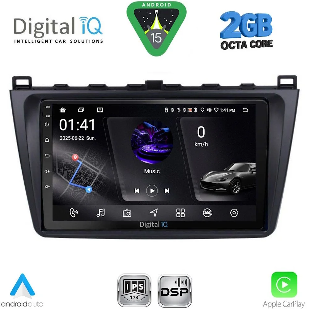 Φωτογραφία προϊόντος: DIGITAL IQ RSF 4377_CPA (9inc) MULTIMEDIA TABLET for MAZDA 6 mod. 2008-2012