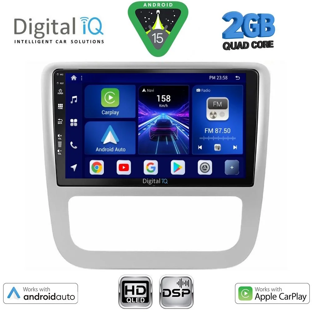 Φωτογραφία προϊόντος: DIGITAL IQ BXC 3751_CPAA CLIMA (9inc) MULTIMEDIA TABLET for VW EOS mod. 2006> - SCIROCCO mod. 2011-2014