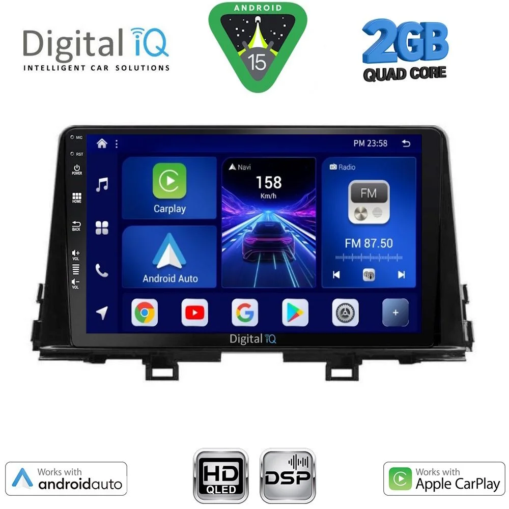 Φωτογραφία προϊόντος: DIGITAL IQ BXC 3310_CPAA (9inc) MULTIMEDIA TABLET for KIA PICANTO mod. 2021-2026