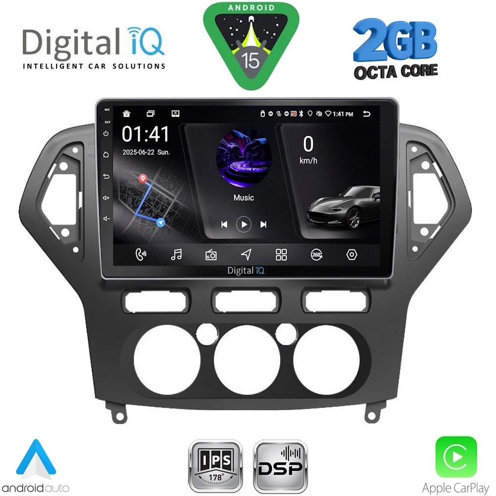 Φωτογραφία προϊόντος: DIGITAL IQ RSF 4162_CPA A/C (10inc) MULTIMEDIA TABLET for FORD MONDEO mod. 2007-2011
