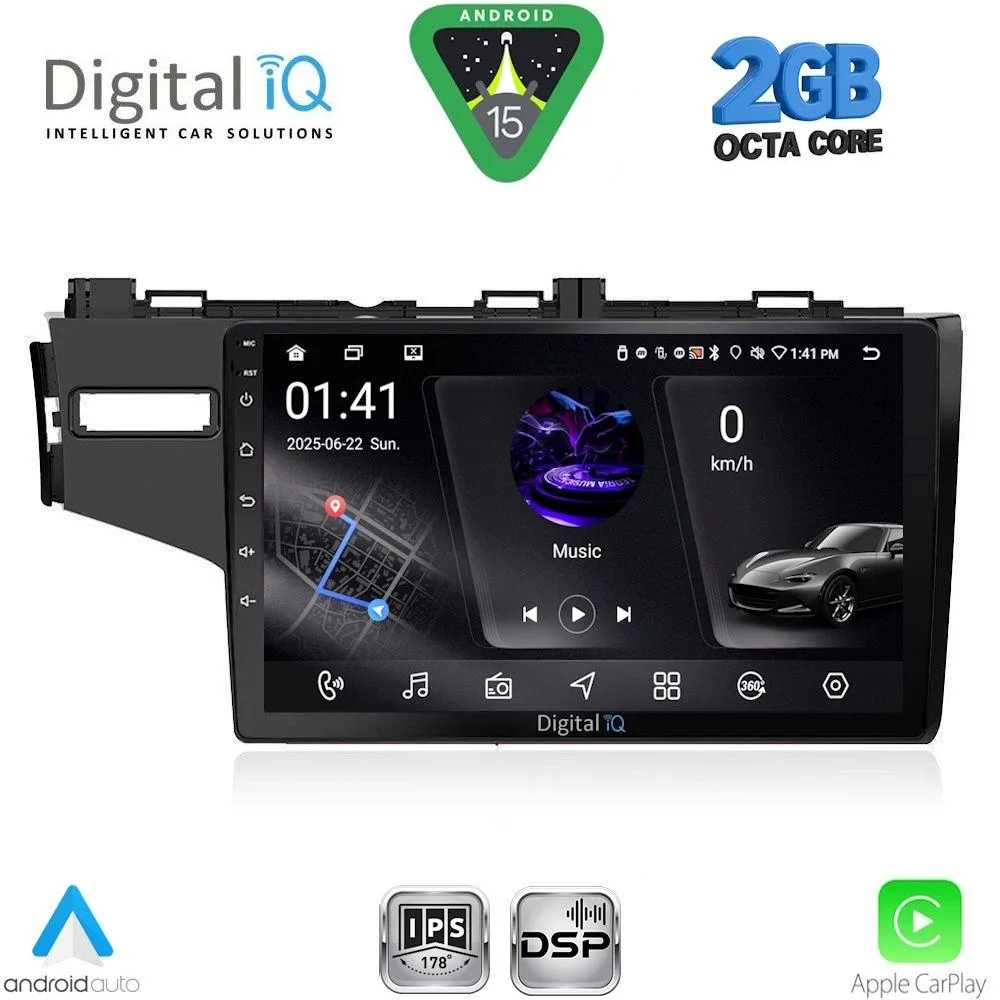 Φωτογραφία προϊόντος: DIGITAL IQ RSF 4212_CPA (10inc) MULTIMEDIA TABLET for HONDA JAZZ mod. 2013-2019