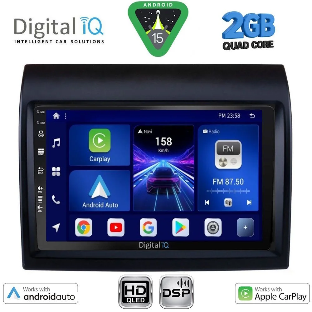 Φωτογραφία προϊόντος: DIGITAL IQ BXC 3141_CPAA (9inc) MULTIMEDIA TABLET for FIAT DUCATO – CITROEN JUMPER – PEUGEOT BOXER mod. 2011-2021