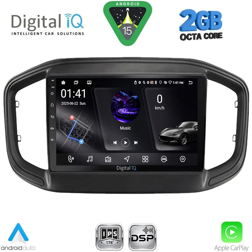 Φωτογραφία προϊόντος: DIGITAL IQ RSF 4147_CPA (9inc) MULTIMEDIA TABLET for FIAT STRADA mod. 2020-2026