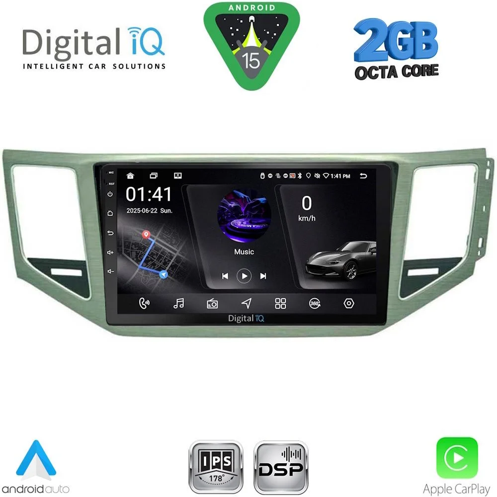 Φωτογραφία προϊόντος: DIGITAL IQ RSF 4745_CPA (SL) (10inc) MULTIMEDIA TABLET for VW GOLF SPORTSVAN mod. 2014-2021
