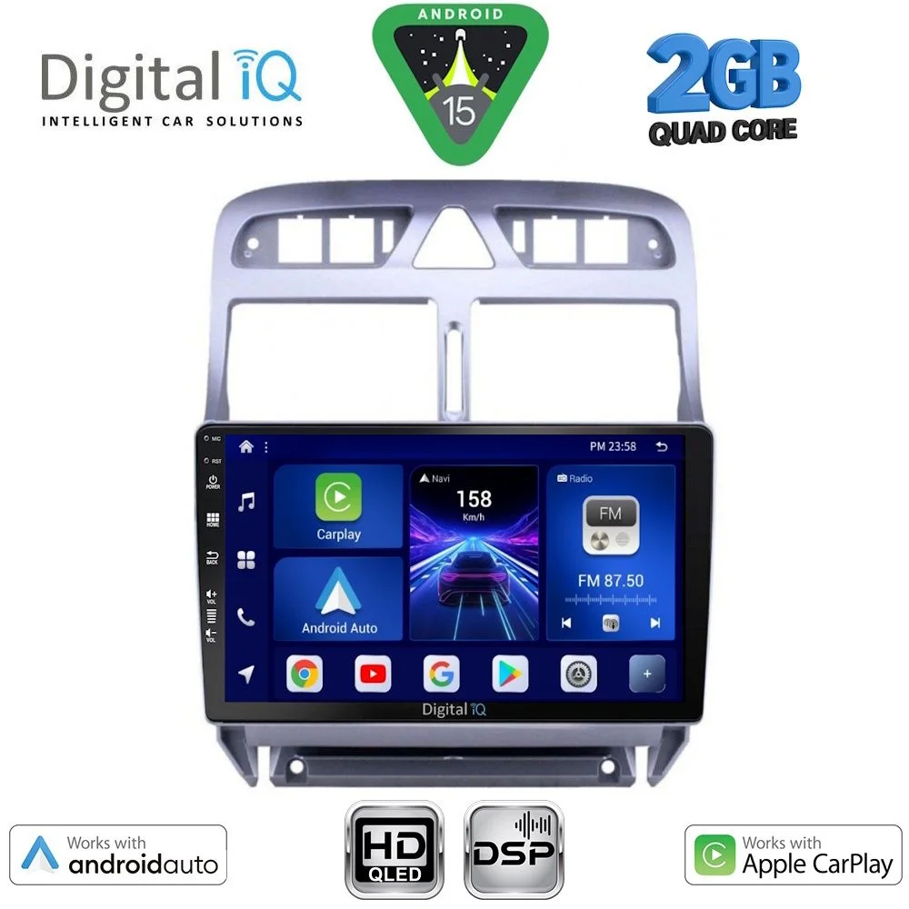 Φωτογραφία προϊόντος: DIGITAL IQ BXC 3512_CPAA (9inc) MULTIMEDIA TABLET for PEUGEOT 307 mod. 2001-2008
