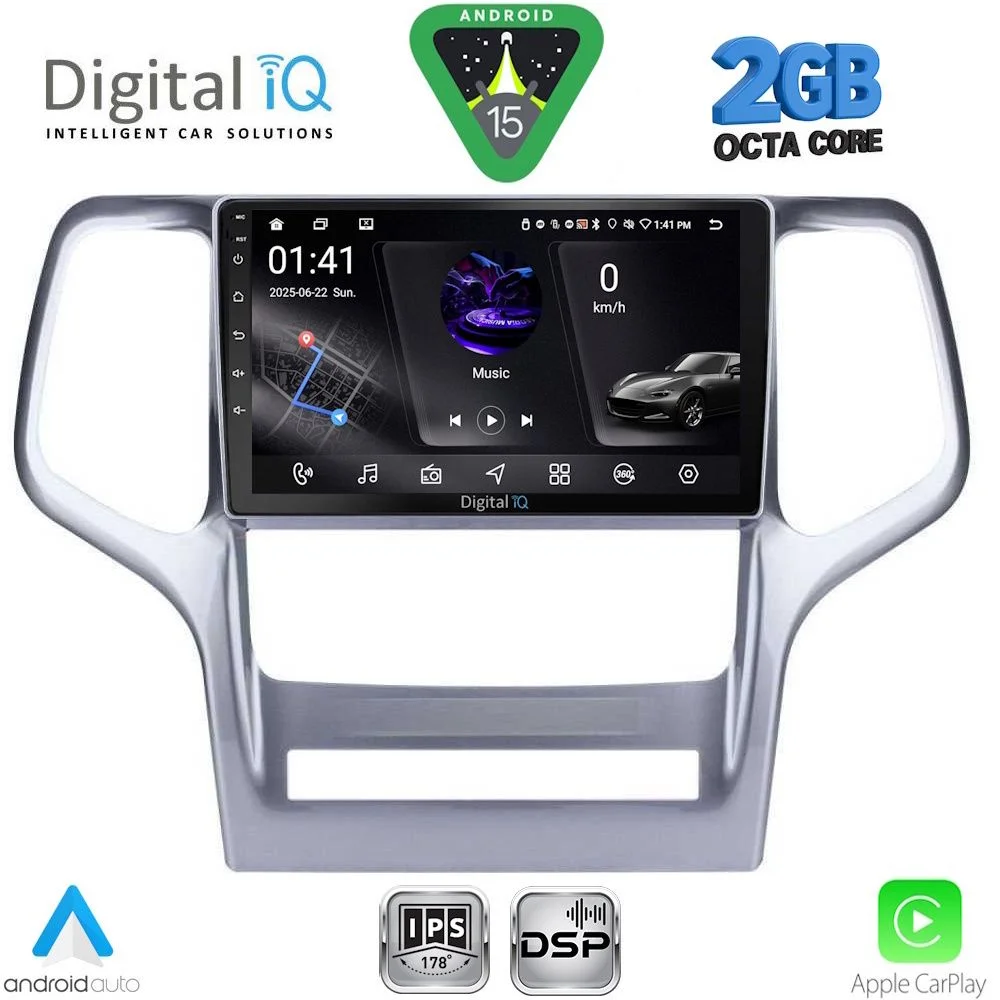Φωτογραφία προϊόντος: DIGITAL IQ RSF 4282_CPA (9inc) MULTIMEDIA TABLET for JEEP GRAND CHEROKEE mod. 2011-2014