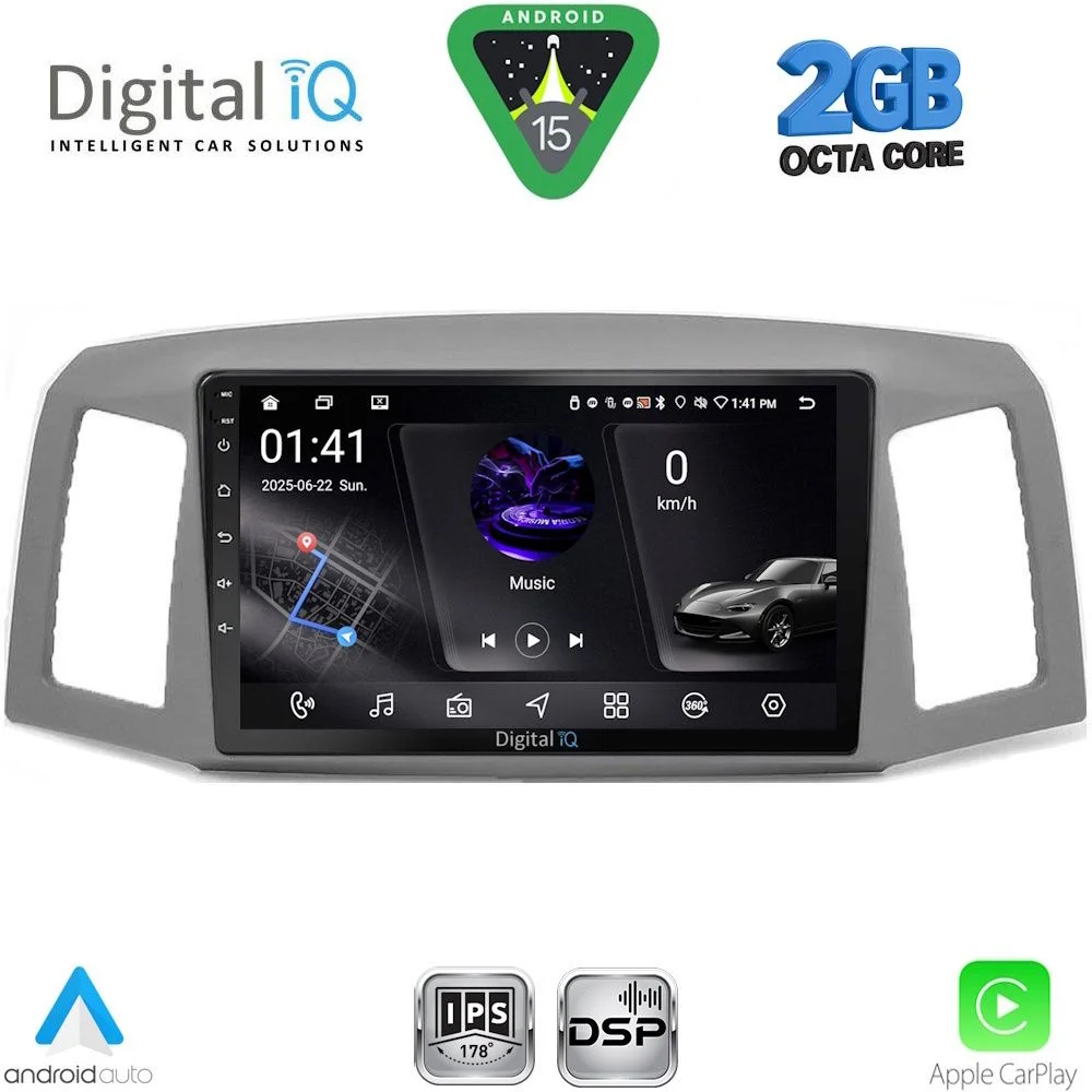 Φωτογραφία προϊόντος: DIGITAL IQ RSF 4281_CPA (10inc) MULTIMEDIA TABLET for JEEP GRAND CHEROKEE mod. 2005-2007
