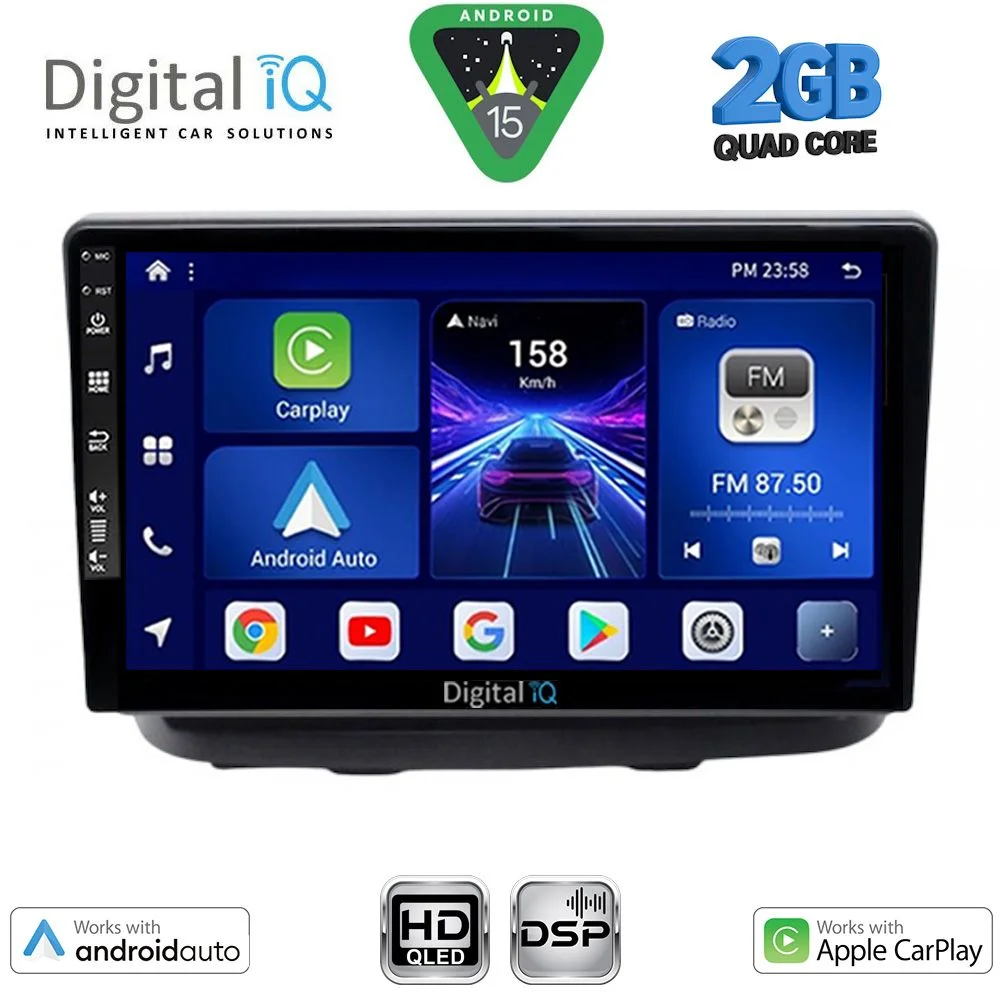 Φωτογραφία προϊόντος: DIGITAL IQ BXC 3135_CPAA (10inc) MULTIMEDIA TABLET for FIAT DOBLO mod. 2002-2009
