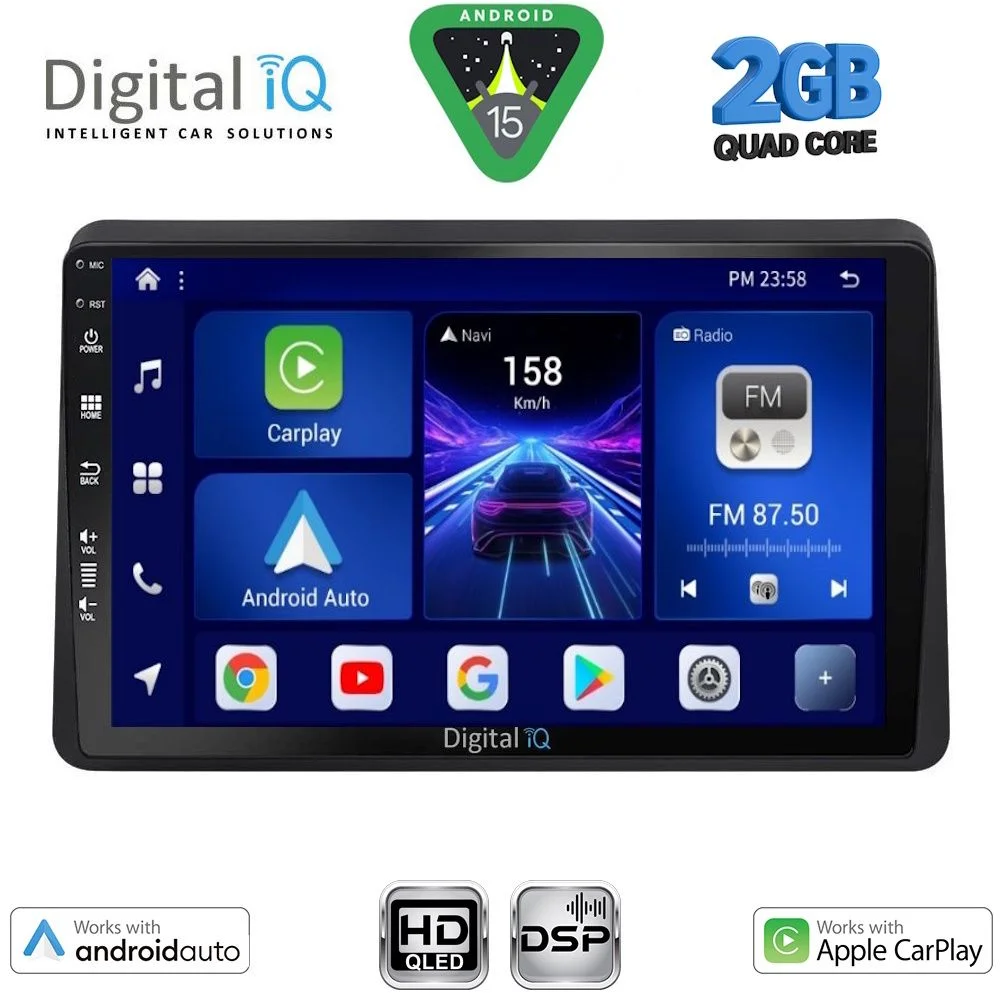 Φωτογραφία προϊόντος: DIGITAL IQ BXC 3553_CPAA (10inc) MULTIMEDIA TABLET for NISSAN NV400 – OPEL MOVANO – RENAULT MASTER mod. 2020-2026