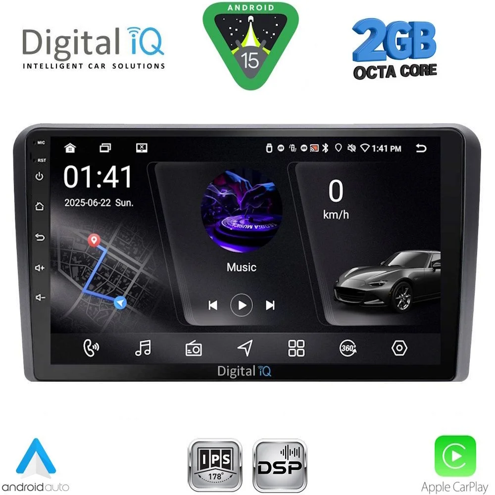 Φωτογραφία προϊόντος: DIGITAL IQ RSF 4744_CPA (9inc) MULTIMEDIA TABLET for GOLF 4 mod. 1998-2003