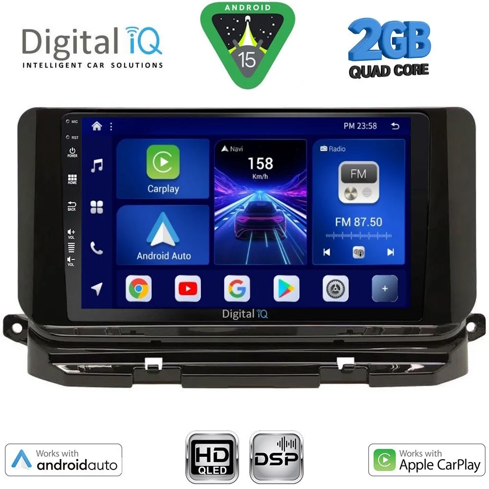 Φωτογραφία προϊόντος: DIGITAL IQ BXC 3598_CPAA (10inc) MULTIMEDIA TABLET for SKODA OCTAVIA 8 mod. 2021-2026