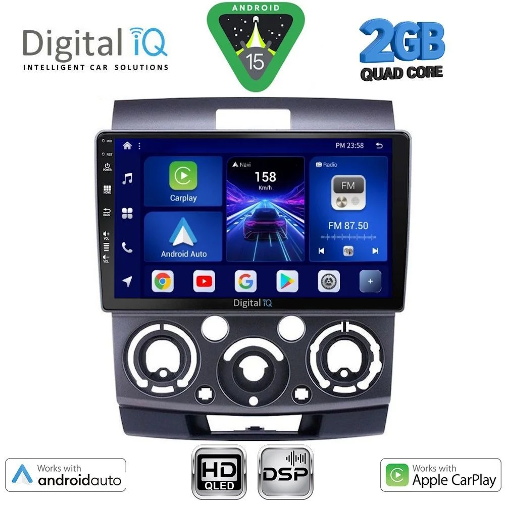 Φωτογραφία προϊόντος: DIGITAL IQ BXC 3170_CPAA (9inc) MULTIMEDIA TABLET for FORD RANGER | MAZDA BT50 mod. 2006-2011