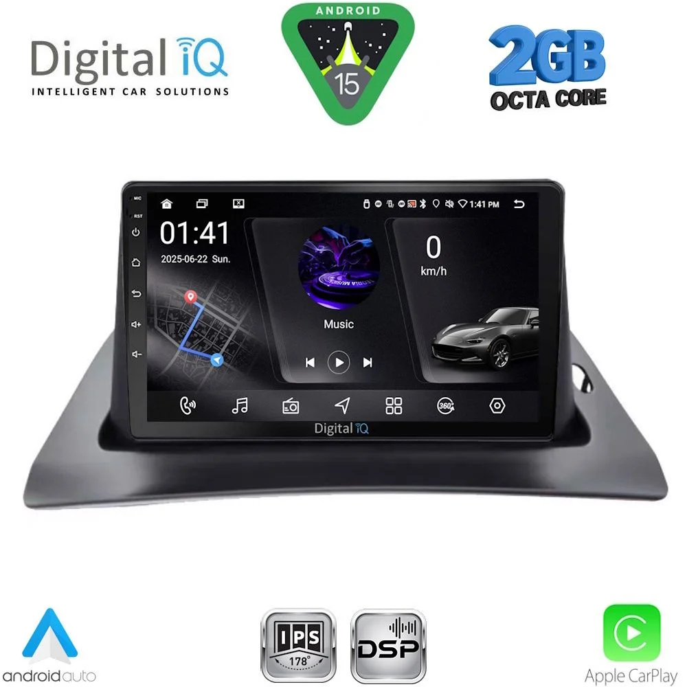 Φωτογραφία προϊόντος: DIGITAL IQ RSF 4550_CPA (9inc) MULTIMEDIA TABLET for RENAULT KANGOO mod. 2010-2021