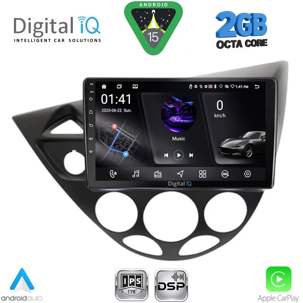 Φωτογραφία προϊόντος: DIGITAL IQ RSF 4169_CPA (9inc) MULTIMEDIA TABLET for FORD FOCUS mod. 1998-2004