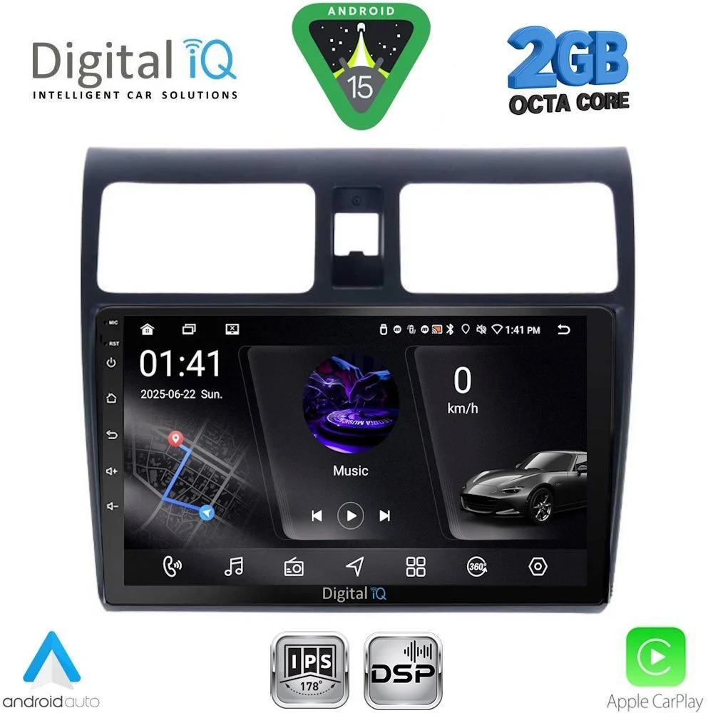Φωτογραφία προϊόντος: DIGITAL IQ RSF 4684_CPA (10inc) MULTIMEDIA TABLET for SUZUKI SWIFT mod. 2005-2011