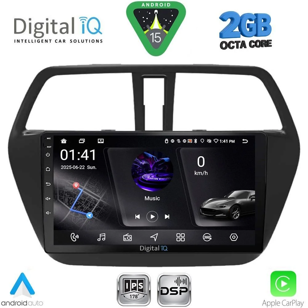 Φωτογραφία προϊόντος: DIGITAL IQ RSF 4689_CPA (9inc) MULTIMEDIA TABLET for SUZUKI SX4 S-CROSS mod. 2014-2021