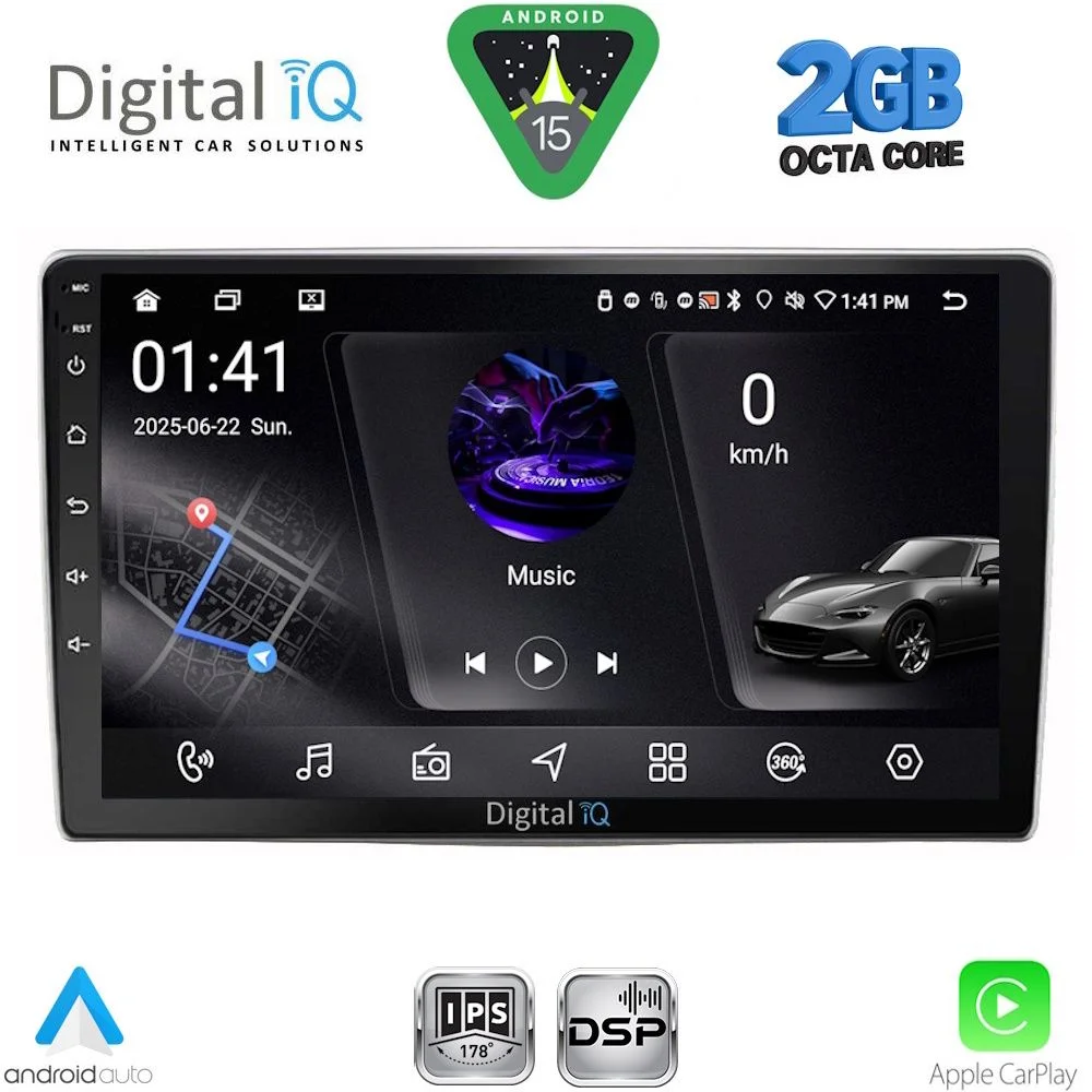 Φωτογραφία προϊόντος: DIGITAL IQ RSF 4028_CPA (9inc) MULTIMEDIA TABLET for ALFA ROMEO MITO mod. 2008-2018