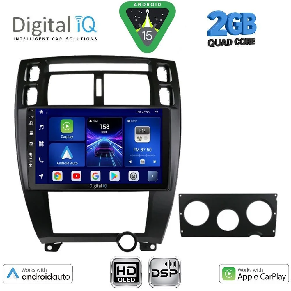 Φωτογραφία προϊόντος: DIGITAL IQ BXC 3241BL_CPAA (10inc) MULTIMEDIA TABLET for HYUNDAI TUCSON mod. 2004-2010 (BLACK)