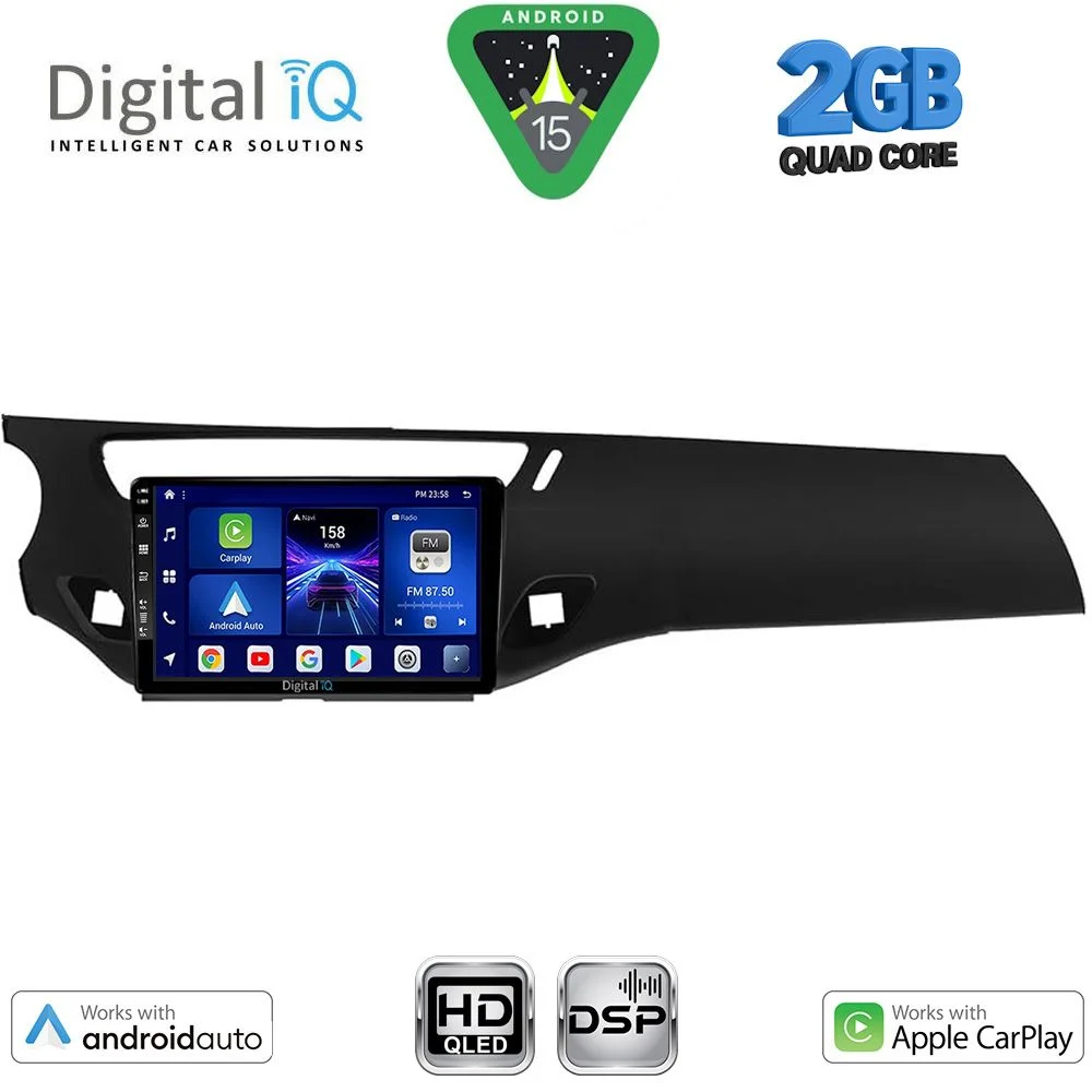 Φωτογραφία προϊόντος: DIGITAL IQ BXC 3092BL_CPAA (9inc) MULTIMEDIA TABLET for CITROEN C3 - DS3 mod. 2009-2016 (BLACK)