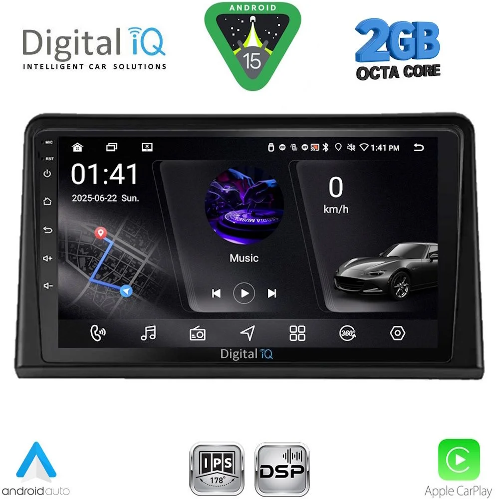 Φωτογραφία προϊόντος: DIGITAL IQ RSF 4548_CPA (9inc) MULTIMEDIA TABLET for RENAULT EXPRESS mod. 2020-2026