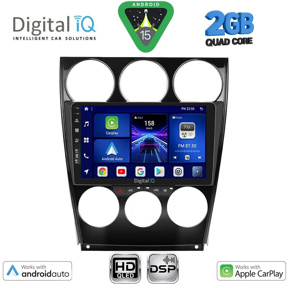 Φωτογραφία προϊόντος: DIGITAL IQ BXC 3375_CPAA (9inc) MULTIMEDIA TABLET for MAZDA 6 (FACELIFT) mod. 2005-2008